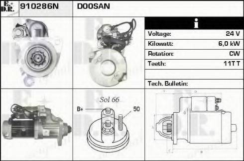 EDR 910286N - Motorino d'avviamento autozon.pro