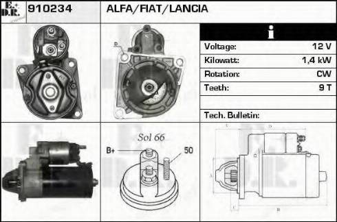 EDR 910234 - Motorino d'avviamento autozon.pro