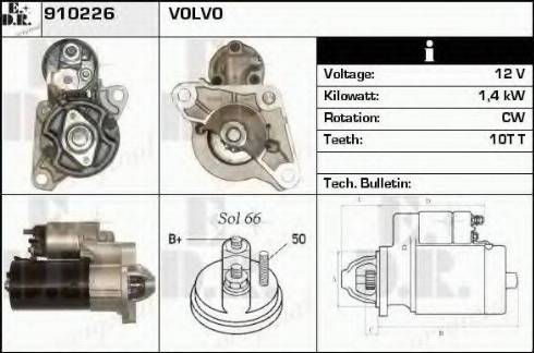 EDR 910226 - Motorino d'avviamento autozon.pro