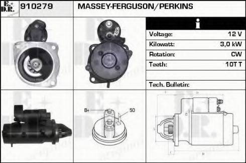 EDR 910279 - Motorino d'avviamento autozon.pro