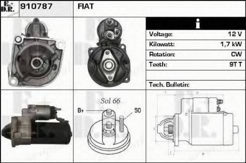 EDR 910787 - Motorino d'avviamento autozon.pro