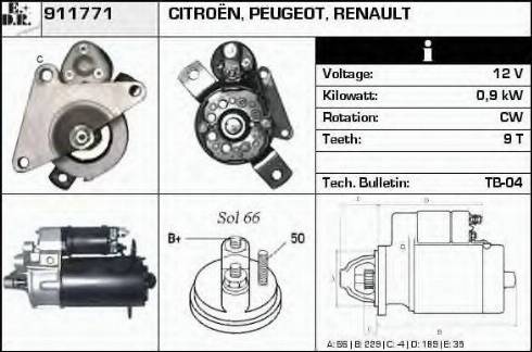 EDR 911771 - Motorino d'avviamento autozon.pro