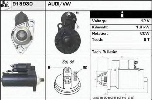 EDR 918930 - Motorino d'avviamento autozon.pro