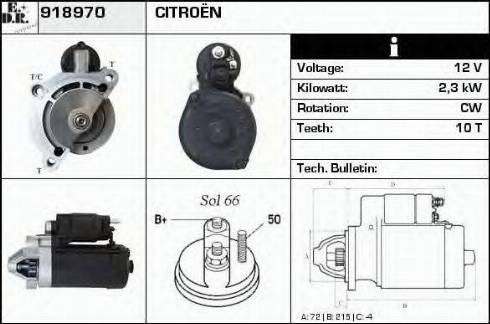 EDR 918970 - Motorino d'avviamento autozon.pro