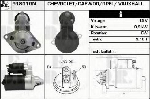 EDR 918010N - Motorino d'avviamento autozon.pro