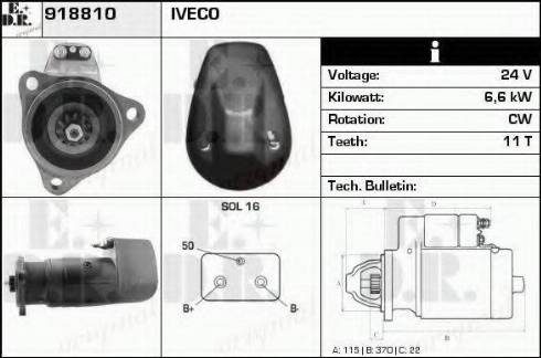 EDR 918810 - Motorino d'avviamento autozon.pro