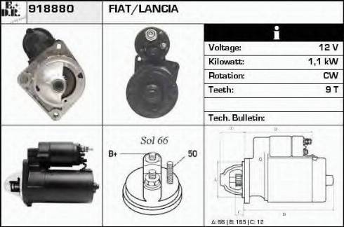 EDR 918880 - Motorino d'avviamento autozon.pro