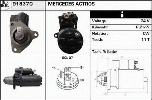 EDR 918370 - Motorino d'avviamento autozon.pro