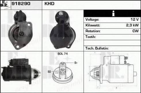 EDR 918290 - Motorino d'avviamento autozon.pro