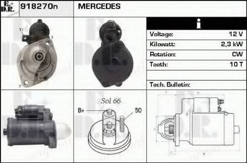 EDR 918270N - Motorino d'avviamento autozon.pro