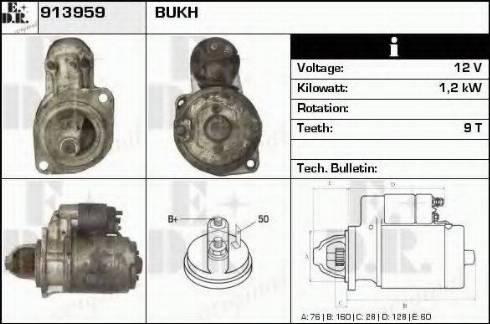 EDR 913959 - Motorino d'avviamento autozon.pro