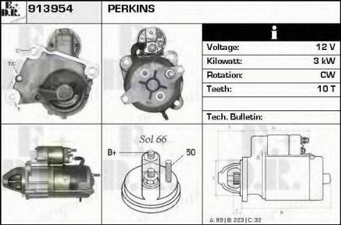 EDR 913954 - Motorino d'avviamento autozon.pro