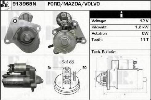 EDR 913968N - Motorino d'avviamento autozon.pro