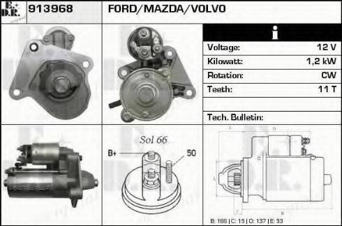 EDR 913968 - Motorino d'avviamento autozon.pro