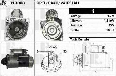 EDR 913988 - Motorino d'avviamento autozon.pro