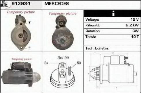 EDR 913934 - Motorino d'avviamento autozon.pro