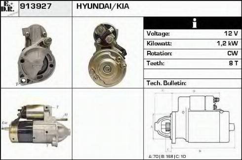 EDR 913927 - Motorino d'avviamento autozon.pro