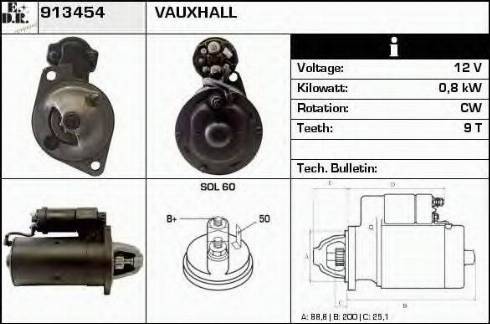 EDR 913454 - Motorino d'avviamento autozon.pro