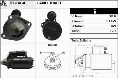 EDR 913464 - Motorino d'avviamento autozon.pro