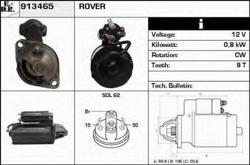 EDR 913465 - Motorino d'avviamento autozon.pro