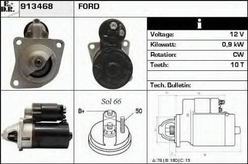 EDR 913468 - Motorino d'avviamento autozon.pro