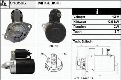 EDR 913596 - Motorino d'avviamento autozon.pro