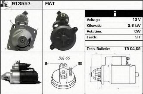 EDR 913557 - Motorino d'avviamento autozon.pro