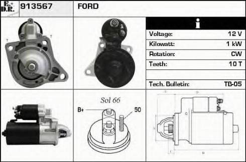 EDR 913567 - Motorino d'avviamento autozon.pro