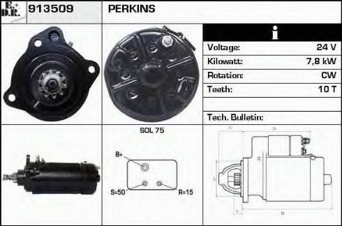 EDR 913509 - Motorino d'avviamento autozon.pro