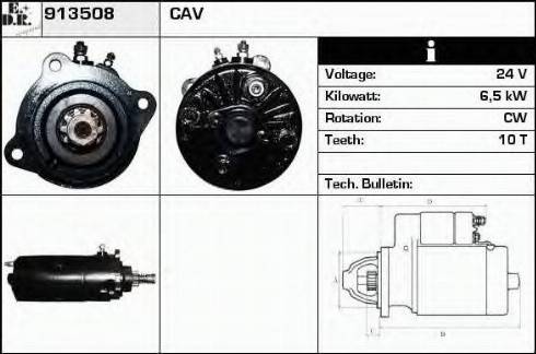 EDR 913508 - Motorino d'avviamento autozon.pro