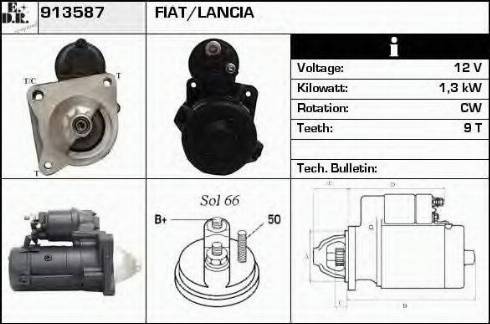 EDR 913587 - Motorino d'avviamento autozon.pro