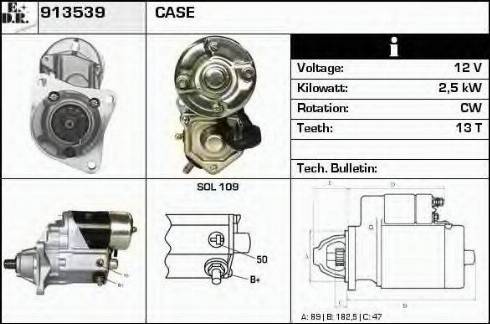 EDR 913539 - Motorino d'avviamento autozon.pro