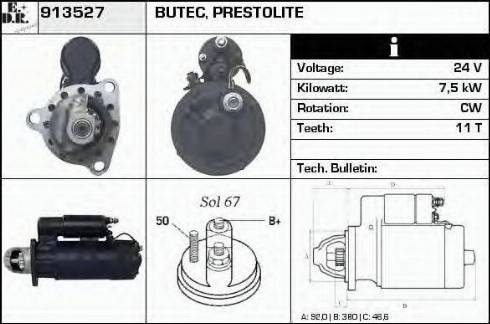 EDR 913527 - Motorino d'avviamento autozon.pro