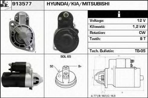 EDR 913577 - Motorino d'avviamento autozon.pro