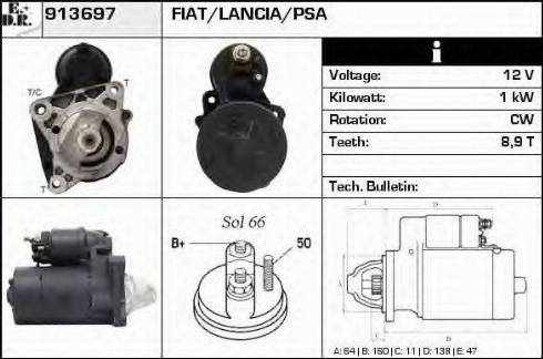 EDR 913697 - Motorino d'avviamento autozon.pro