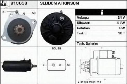 EDR 913658 - Motorino d'avviamento autozon.pro