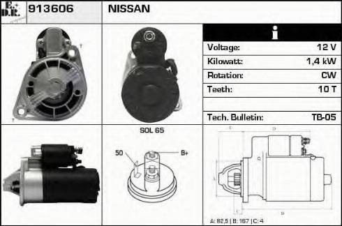 EDR 913606 - Motorino d'avviamento autozon.pro