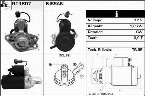 EDR 913607 - Motorino d'avviamento autozon.pro