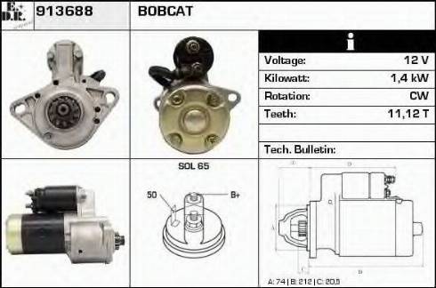 EDR 913688 - Motorino d'avviamento autozon.pro