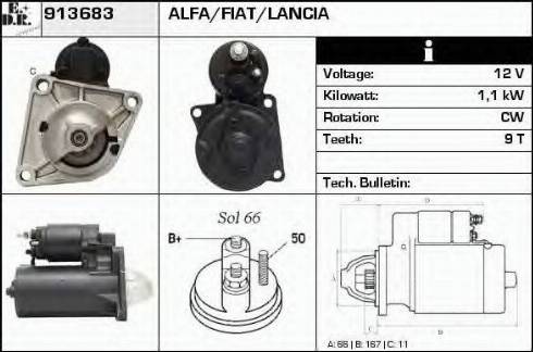 EDR 913683 - Motorino d'avviamento autozon.pro