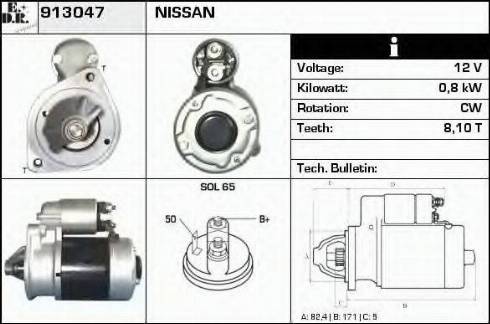 EDR 913047 - Motorino d'avviamento autozon.pro