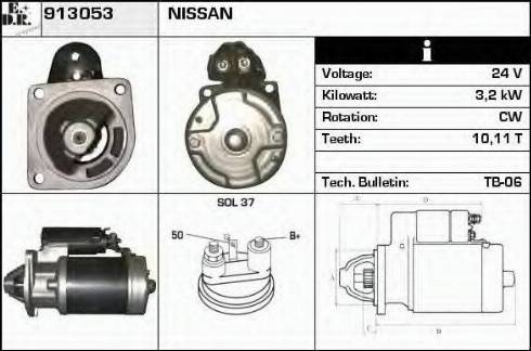 EDR 913053 - Motorino d'avviamento autozon.pro