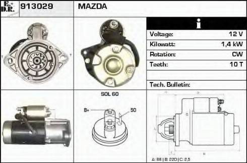 EDR 913029 - Motorino d'avviamento autozon.pro