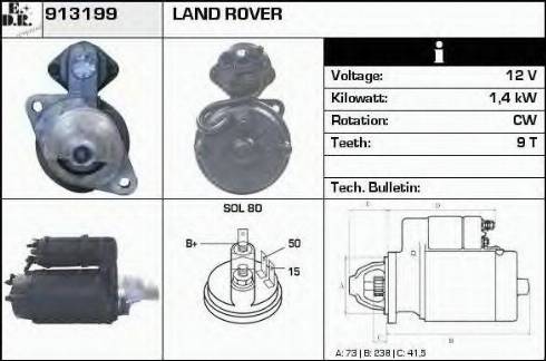 EDR 913199 - Motorino d'avviamento autozon.pro