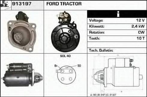 EDR 913197 - Motorino d'avviamento autozon.pro