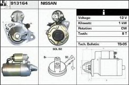 EDR 913164 - Motorino d'avviamento autozon.pro