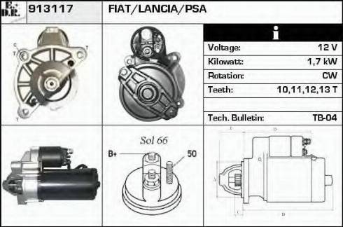 EDR 913117 - Motorino d'avviamento autozon.pro