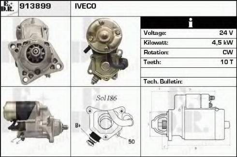 EDR 913899 - Motorino d'avviamento autozon.pro