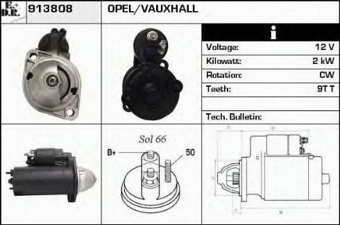 EDR 913808 - Motorino d'avviamento autozon.pro