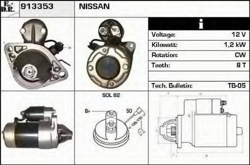 EDR 913353 - Motorino d'avviamento autozon.pro